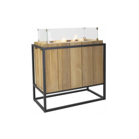 Cosi | Cosiloft Divider | Zwart - Teak (Excl. Glas)